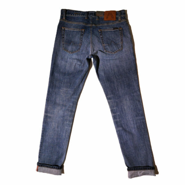 Jeans lichte 80’s wassing denim Regular-fit ‘PIPE’ Alberto Broeken