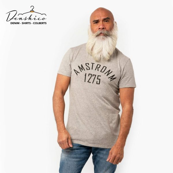 T-shirt grijs Ams. 1275 Amsterdenim T-shirts