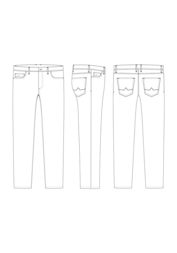 Jeans licht blauw super light tencel denim regular-fit ‘PIPE’ Alberto Broeken