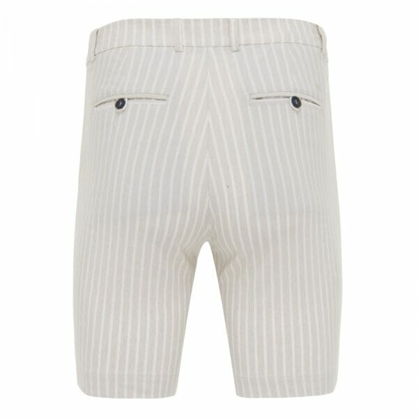 Short sand off-white striped knitted Baker Tresanti Shorts