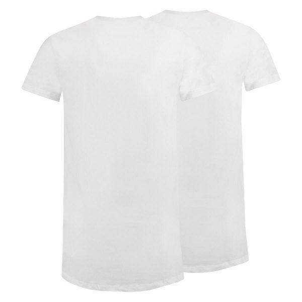 T-shirts wit 2-pack Regular-fit hoge ronde hals Amsterdam RJ Bodywear Accessoires