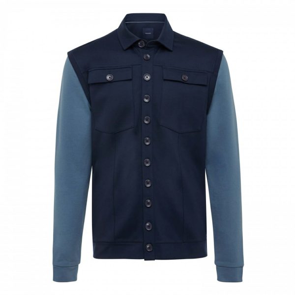 Overshirt /body 2 tone blue sleeves zipped to come off Tresanti Shirts